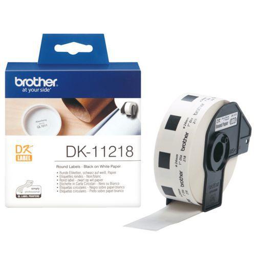 Illustration de : Ruban Brother DK - Étiquettes