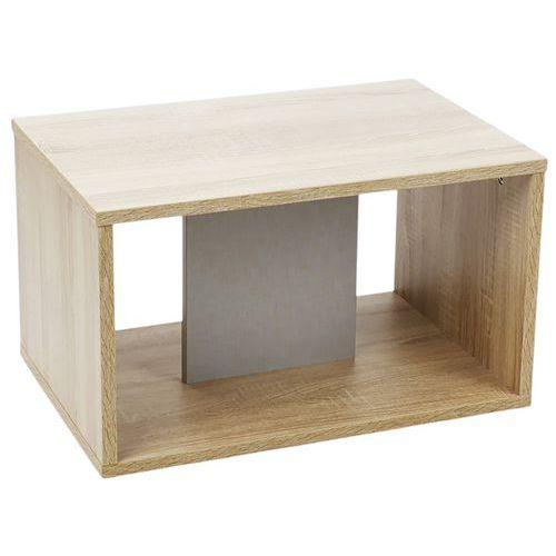 Table basse Identité sur patins Argent/Chêne thumbnail image 1