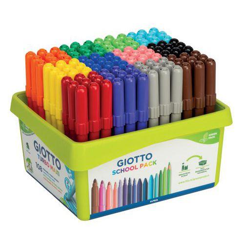 Schoolpack 108 feutres Omyacolor Giotto pointe extra large thumbnail image 1