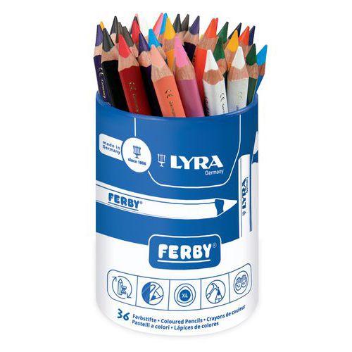 Pot 36 crayons couleur 12 cm Ferby lyra Ø mine 6,25 mm thumbnail image 1