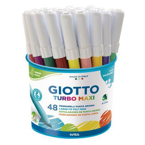Pot plastique 48 feutres pointe extra large thumbnail image 1