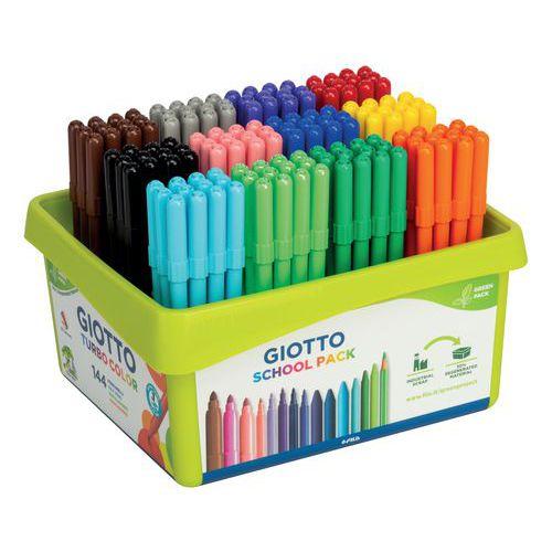 Schoolpack 144 feutres Turbocolor Giotto pointe 2.8 mm thumbnail image 1