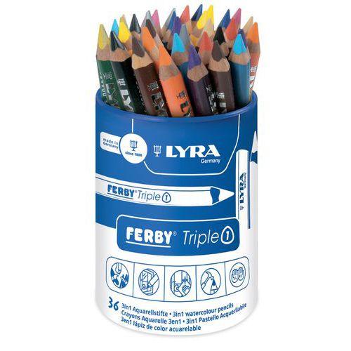 Pot 36 crayons Triple One Ferby Ø mine 6,25 mm thumbnail image 1