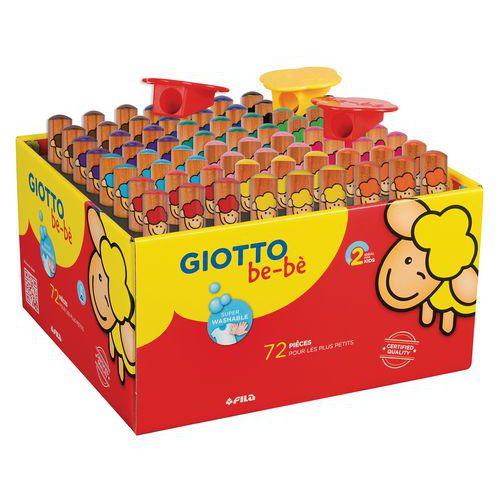 Schoolpack 72 crayons gros module Giotto Bébé thumbnail image 1