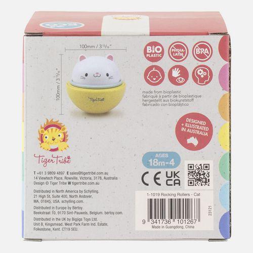 Illustration de : Culbuto et véhicule à friction chat - Tiger Tribe