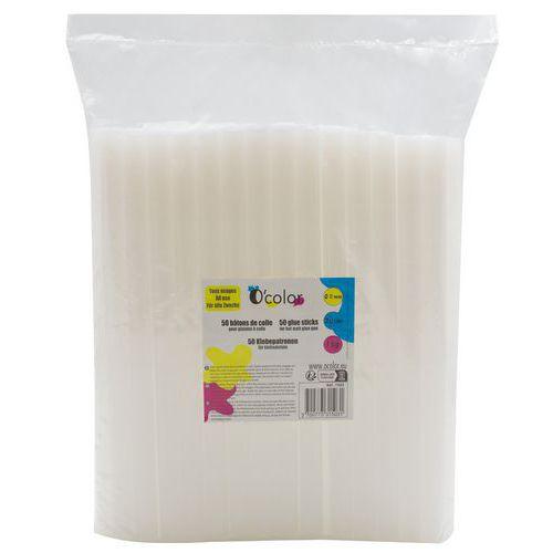 Illustration de : Recharge colle tous usages Ø 11mm x 20cm pour grand pistolet - O'color