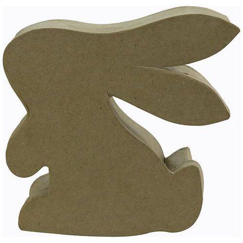 Illustration de : Boite Lapin papier mâché à décorer - Decopatch