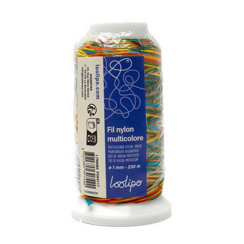 Bobine 230m fil nylon multicolore thumbnail image 1