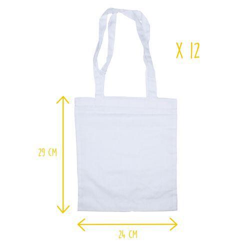 Sac shopping enfant en coton naturel 28.5x24cm thumbnail image 1