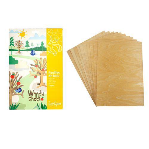 Coupon de feuilles de bois A4 thumbnail image 1