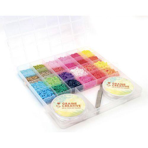 Illustration de : Boite perles Tropical Mix - Graine créative