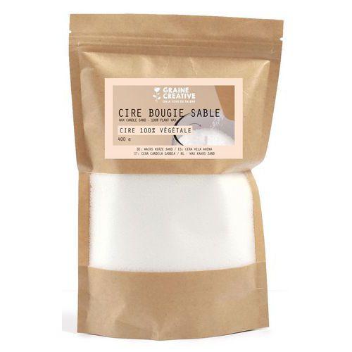 Illustration de : Sachet 400 g cire bougie sable - Graine créative