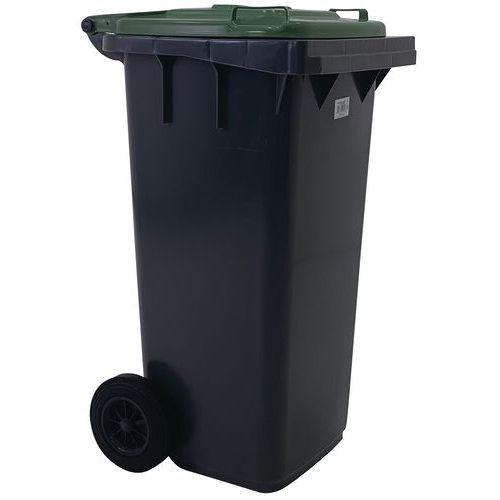 Conteneur mobile tri des déchets - 120 L - Vert -  Manutan thumbnail image 1