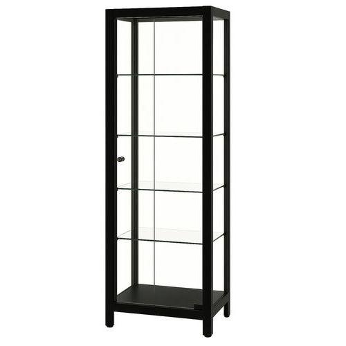 Vitrine d'exposition 500x500x2000mm - Noir thumbnail image 1