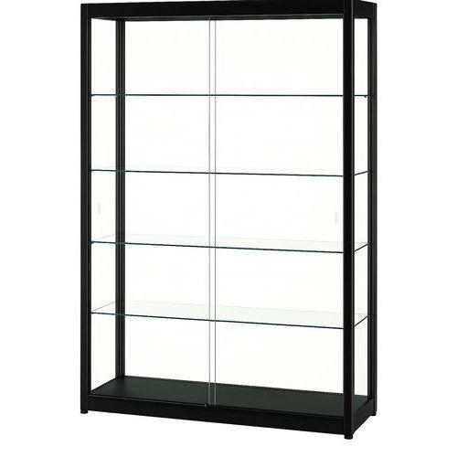 Vitrine d'exposition 1000x400x2000mm - Noir thumbnail image 1