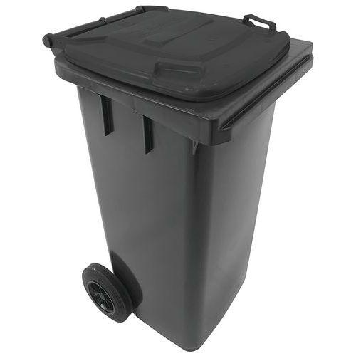 Conteneur mobile tri des déchets - 120 L - Gris - Manutan thumbnail image 1