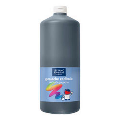 Flacon 2 litres gouache redimix lefranc bourgeois - noir thumbnail image 1
