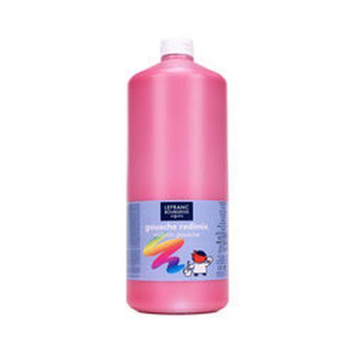 Flacon 2 litres gouache redimix lefranc bourgeois - rouge primaire (magenta) thumbnail image 1