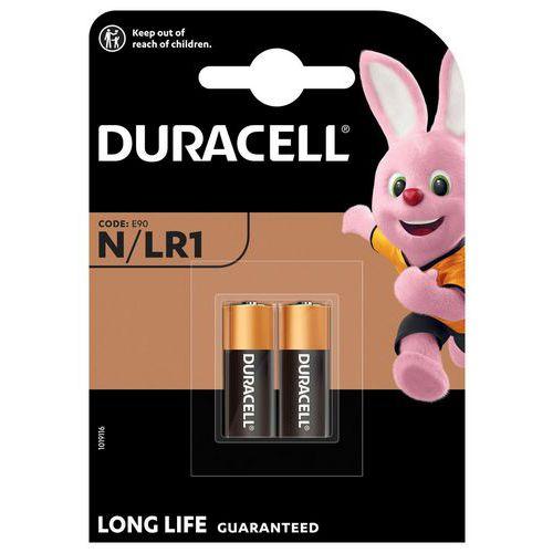 2 Piles alcalines Duracell spéciale N 1,5 V thumbnail image 1
