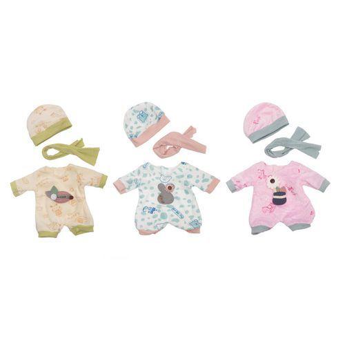 Illustration de : Lot 3 tenues bébé 30 cm