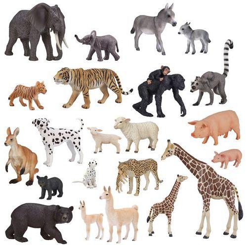 Animaux sauvages et leurs petits 22 figurines - Hope Education thumbnail image 1