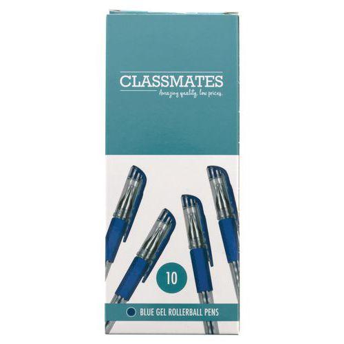 Illustration de : Stylo roller à encre gel - Grip texturé - Classmates