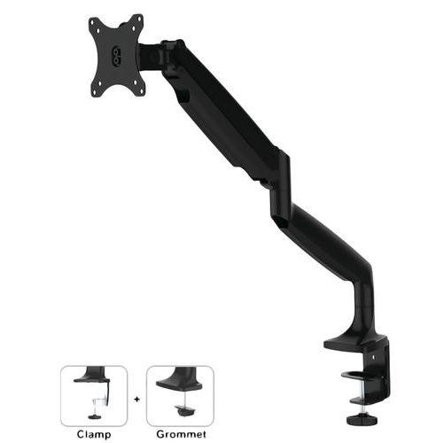 Illustration de : Support de bureau avec ressort à gaz 1 ou 2 écrans 10 à 32 Neomounts By Newstar