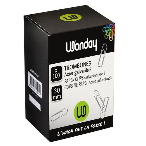 Trombone 30 mm  (Boite de 100) thumbnail image 1