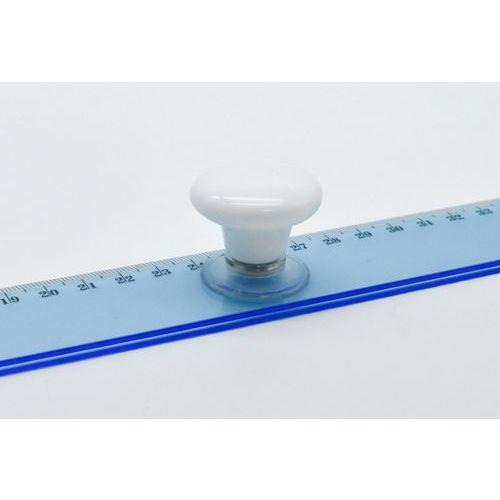 Illustration de : Poignée ventouse forme bouton diamètre 33 mm - Wonday