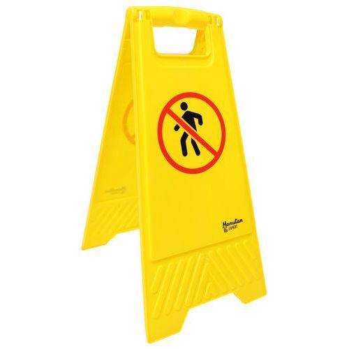 Chevalet de signalisation - Pictogramme Interdit piéton thumbnail image 1