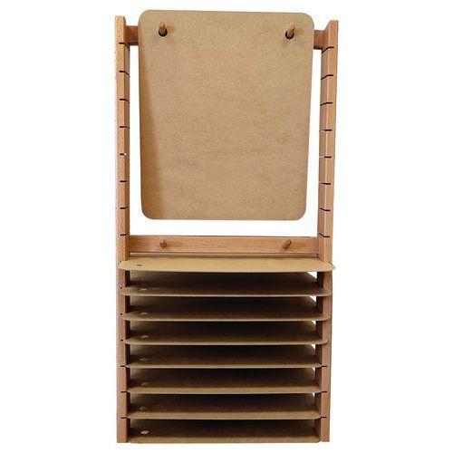 Illustration de : Sèche-dessins mural Lise