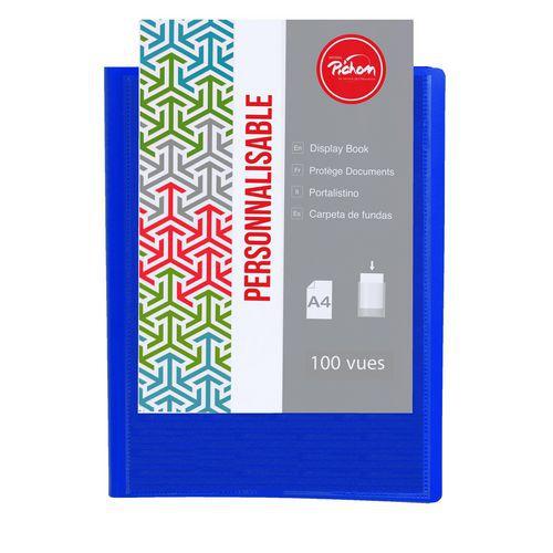 Illustration de : Porte vues personnalisable 100 vues / 50 volets - Pichon