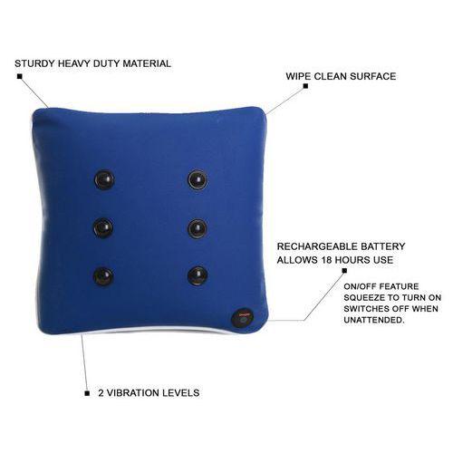 Illustration de : Coussin massage vibrant rechargeable