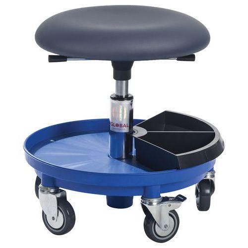 Tabouret flexible Atlas bleu pour enseignant thumbnail image 1