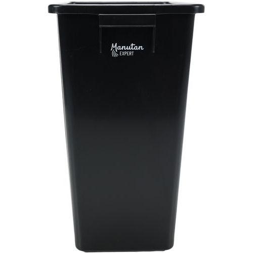 Illustration de : Collecteur en plastique recyclé 40L - Noir - Manutan Expert