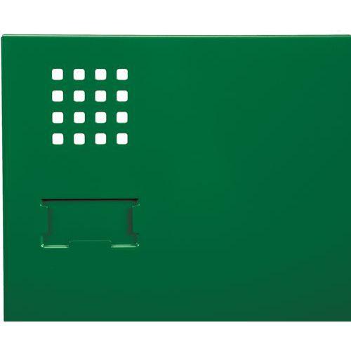 Illustration de : Porte étiquette embouti - case - Manutan Expert