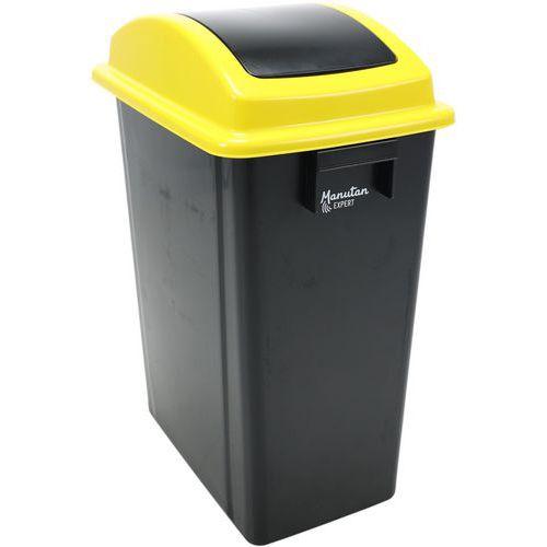 Illustration de : Poubelle en plastique 70% recyclé - 40L - Manutan Expert