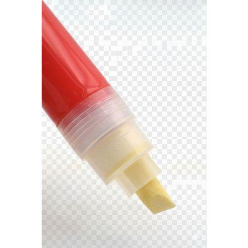 Illustration de : Marqueur peinture vide pointe biseautee 10 mm