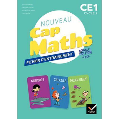 Illustration de : Cap maths ce1 fichier + cahier géométrie + livret problèmes
