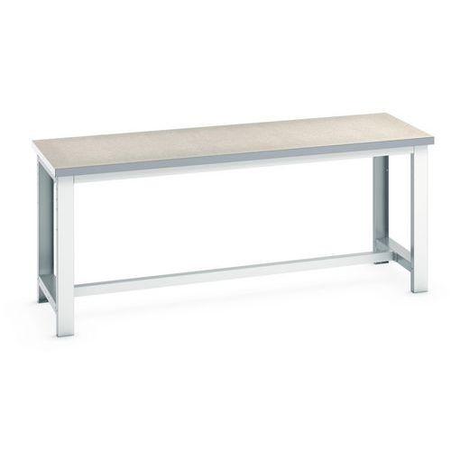 Illustration de : Établi Cubio - Largeur 200 cm - Linoléum