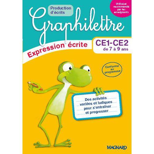 Illustration de : Cahier d'écriture Graphilettre CE1-CE2