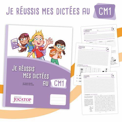 Illustration de : 9782363950956 JE REUSSIS MES DICTEES CM1