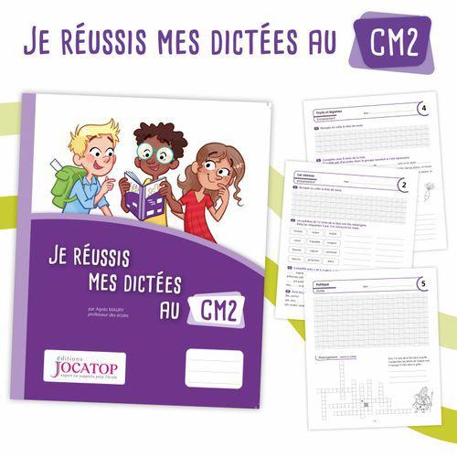 Illustration de : 9782363950970 JE REUSSIS MES DICTEES CM2