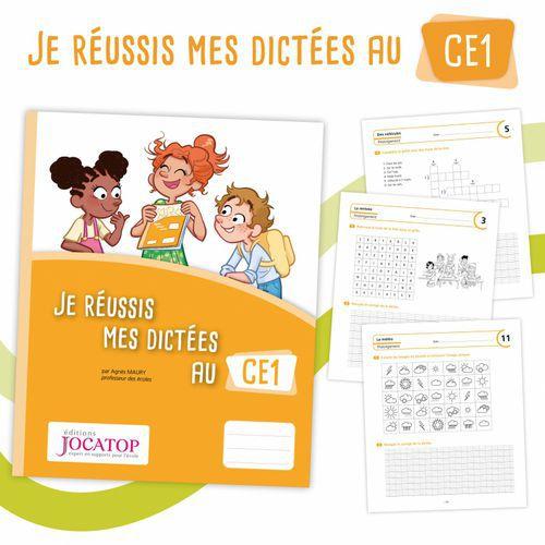 Illustration de : 9782363950680 JOCATOP JE REUSSIS MES DIC- TEES AU CE1 6001
