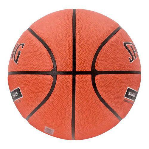 Illustration de : Ballon Basket TF Silver Composite Basketball Spalding