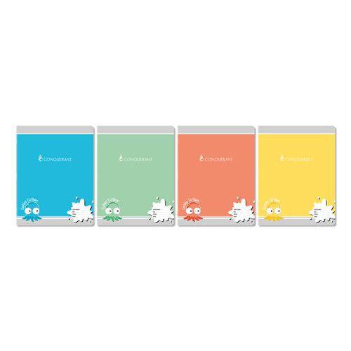 Cahier 17x22 cm super 90g 32 pages seyes 10x10 interligne 2,5 mm thumbnail image 1