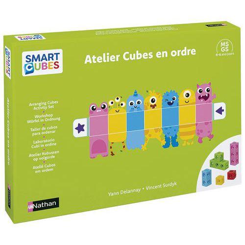 Illustration de : Atelier cubes en ordre-Nathan