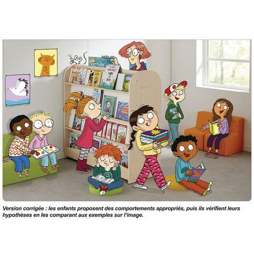 Illustration de : Les petits détectives - grandes images et petites bêtises-Nathan