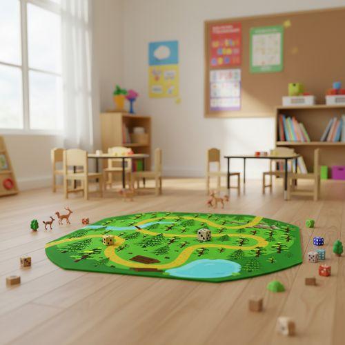 Illustration de : Tapis de jeu - Thème forêt - Hope Education