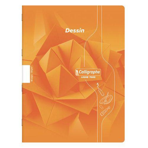 Illustration de : Cahier dessin albums maternelle 24x32 cm 48 pages uni 120g - Pichon